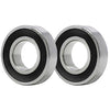 6204-2RS Ball Bearing 20x47x14mm 6204 2RS Rubber Sealed Supreme