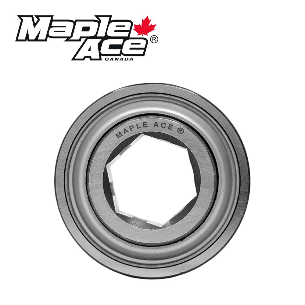 207KRR12, HPC102GPE, JD9488 Ball Bearing 1-1/8in Hex Bore, Cylindrical OD