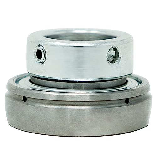 SA211-32 Insert Bearing 2in Bore, Spherical OD, Eccentric Lock Collar, Lube Hole