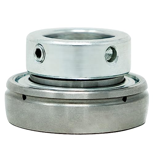 SA205 Insert Bearing 25mm Bore, Spherical OD, Eccentric Lock Collar, Lube Hole