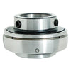 UC207-23 Insert Bearing 1-7/16in Bore, Spherical OD, Set Screws, Lube Hole