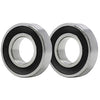 6203-2RS Ball Bearing 17x40x12mm 6203 2RS Rubber Sealed Supreme