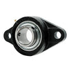 UCFL212-39 Flange Bearing 2-7/16in Bore, Oval 2-Bolt Self-Aligning, Solid Base, 3 Lips Seal