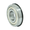6306-ZNR Ball Bearing w/Snap Ring 30x72x19mm 6306 ZNR Metal Shielded