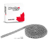 #41NP Nickel Plated Roller Chain 10 Feet plus Connecting Master Link