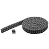 100H-2 Heavy Duty Roller Chain Double Strand 10 Feet plus Connecting Master Link