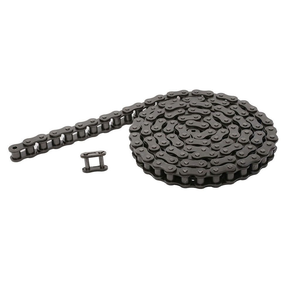 20B Roller Chain Single Strand 1-1/4in Pitch 10 Feet plus Connecting Master Link