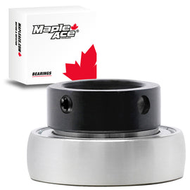 SA205 Insert Bearing 25mm Bore, Spherical OD, Eccentric Lock Collar, No Lube Hole