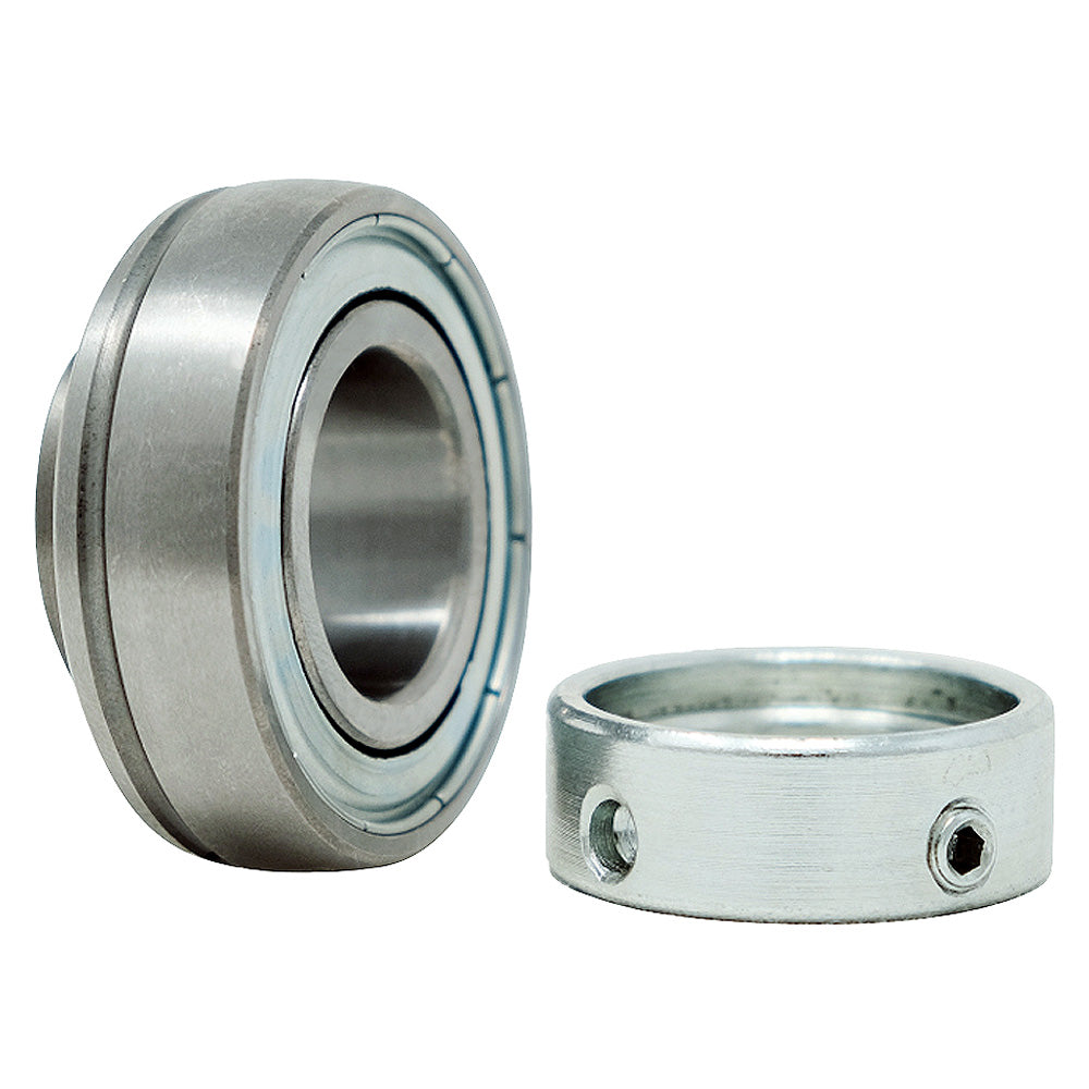 SA205 Insert Bearing 25mm Bore, Spherical OD, Eccentric Lock Collar, Lube Hole