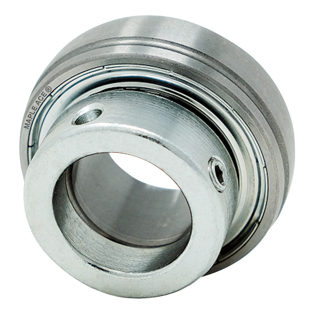 SA211-32 Insert Bearing 2in Bore, Spherical OD, Eccentric Lock Collar, Lube Hole