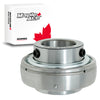 UC211-35 Insert Bearing 2-3/16in Bore, Spherical OD, R3 Seal, Set Screws, Lube Hole