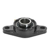 UCFL208 Flange Bearing 40mm Bore, Oval 2-Bolt Self-Aligning, Solid Base