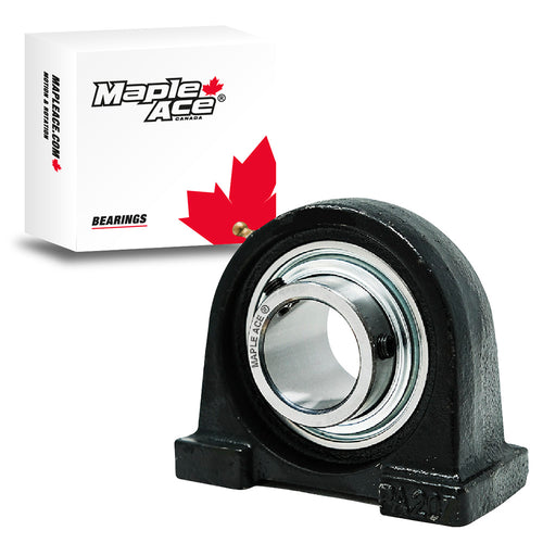 UCPA206 30mm Bore R3 Triple-Lip Seal Tapped Pillow Block Bearing