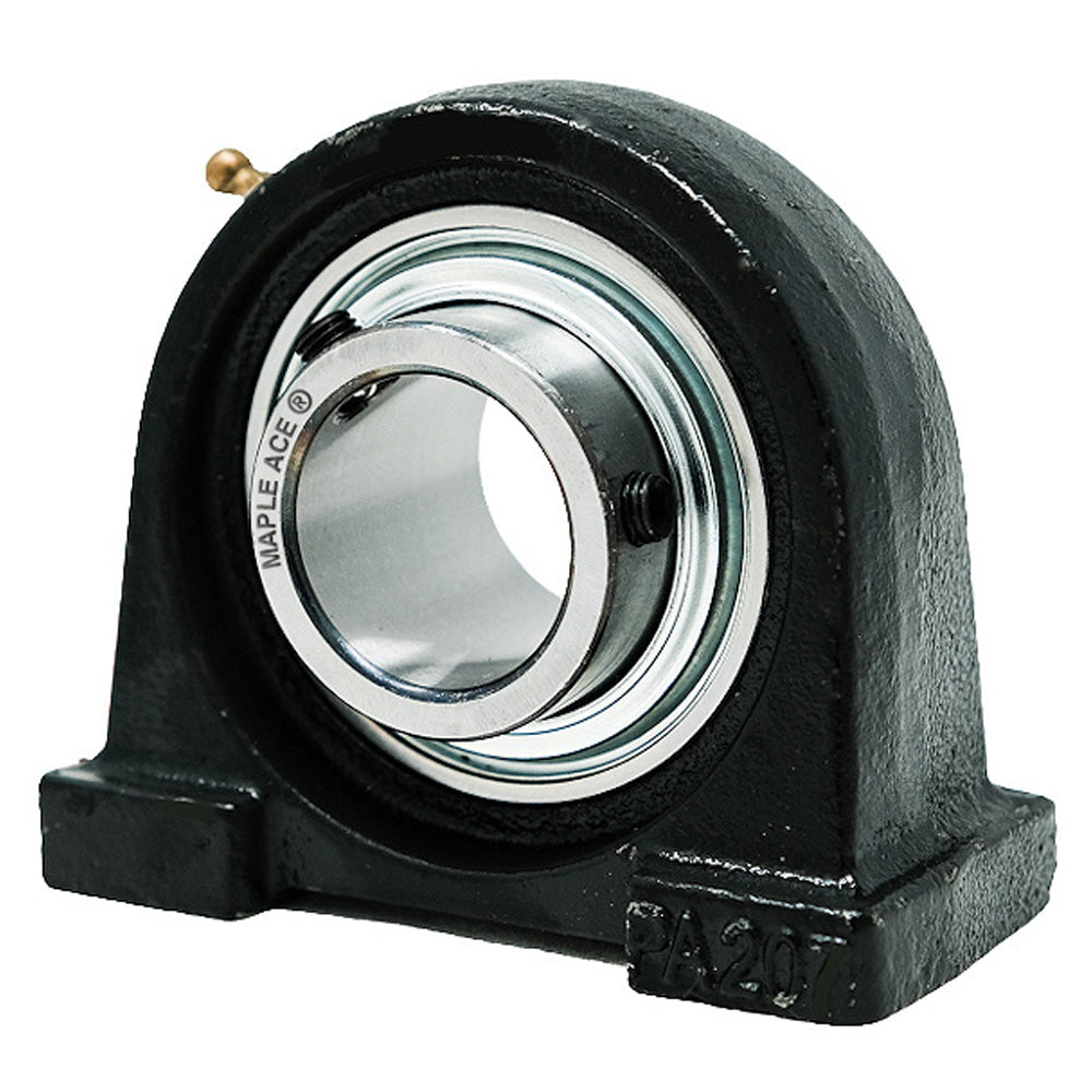 UCPA207-22 R3 Triple-Lip Seal Tapped Pillow Block Bearing 1-3/8in Bore